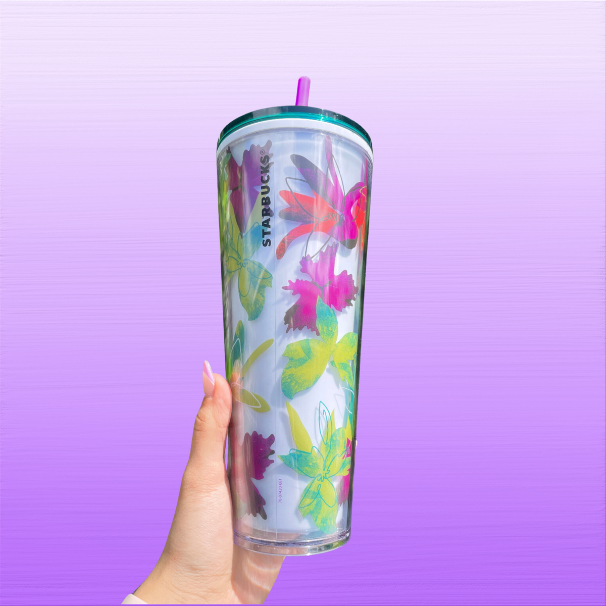 Starbucks 2022 Floral 24oz Venti Tumbler