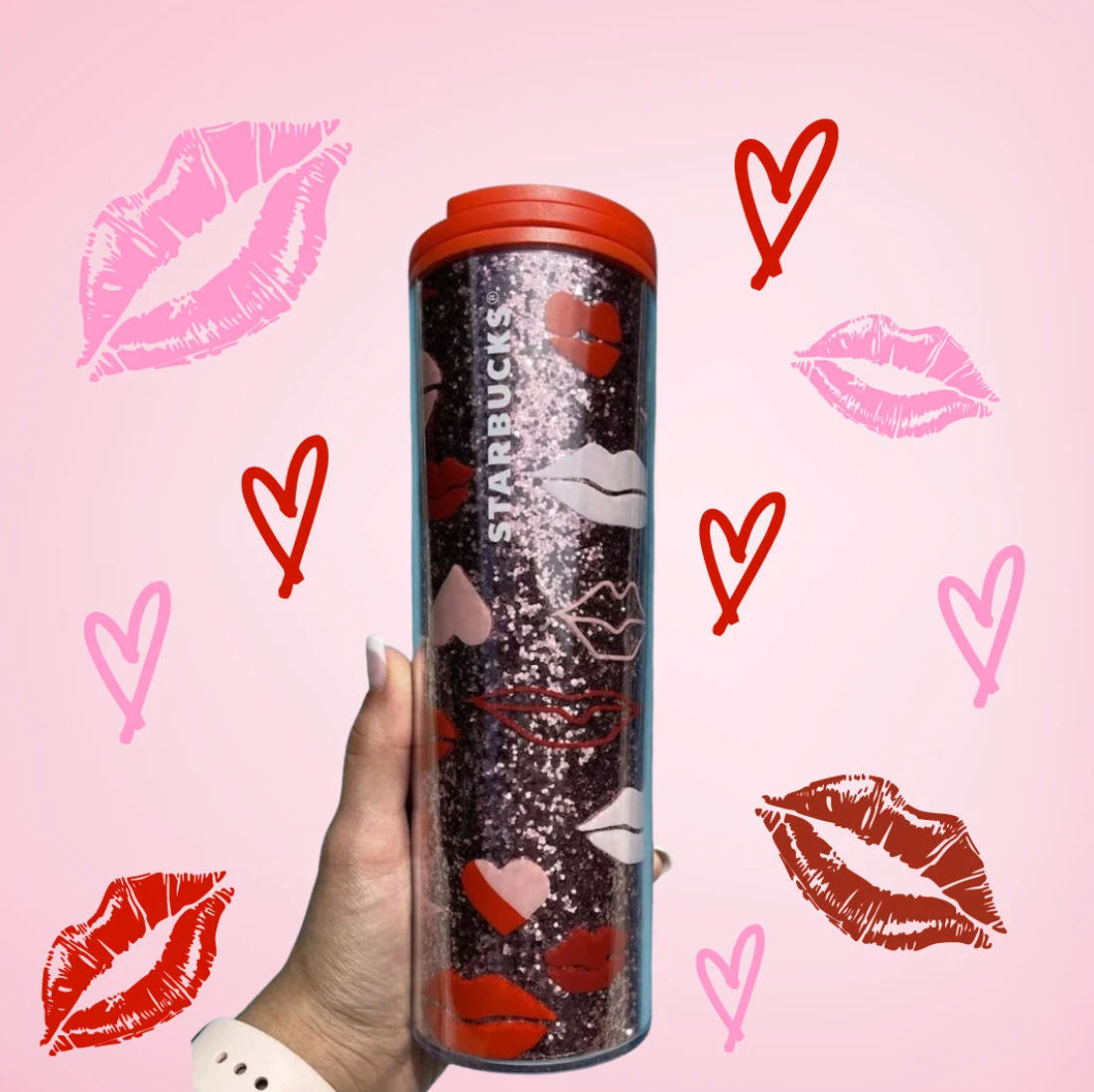 Starbucks Lips tumbler offers