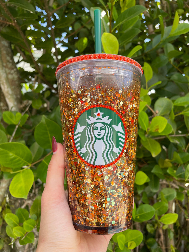 Starbucks custom sale snow globe tumbler