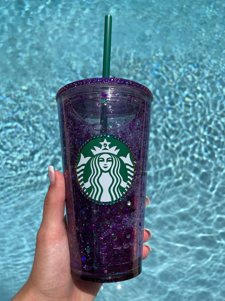 Shops Venti snow globe Starbucks tumbler